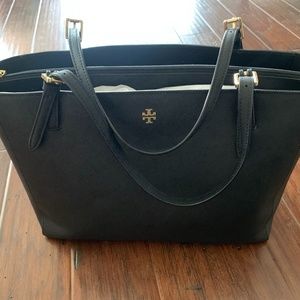 Tory Burch York Buckle Purse, Black